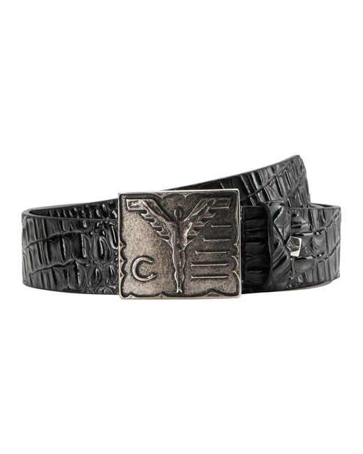 carlo colucci Black Belts for men