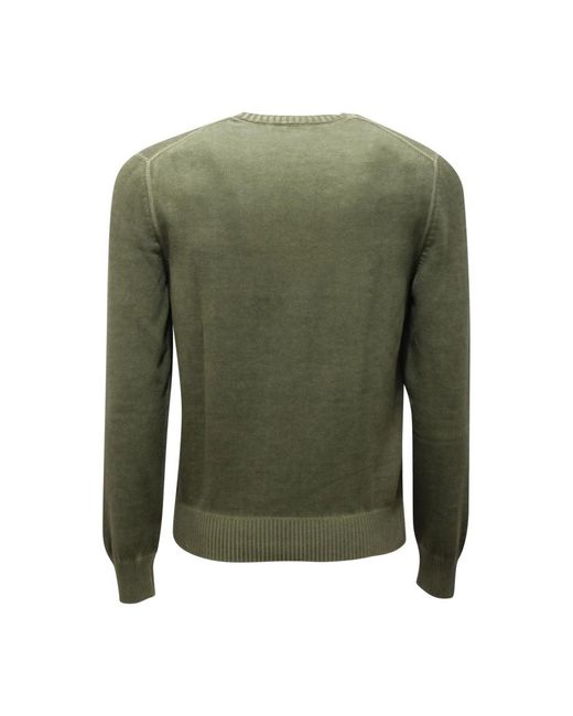 Gran Sasso Green Round-Neck Knitwear for men