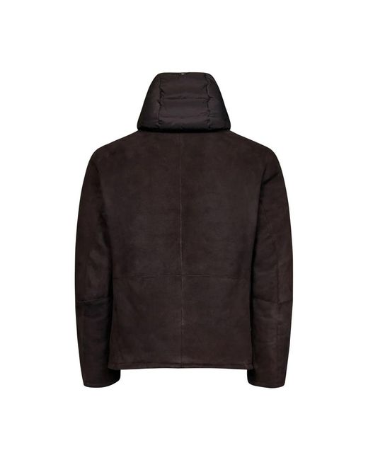 Herno Black Winter Jackets for men