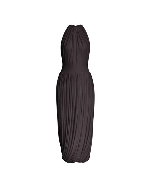 Midi Dresses Alaïa de color Black