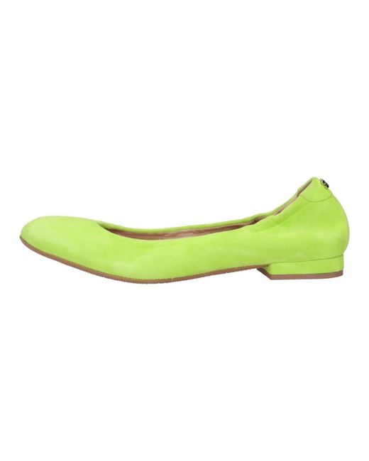 Casadei Green Ballerina Shoes