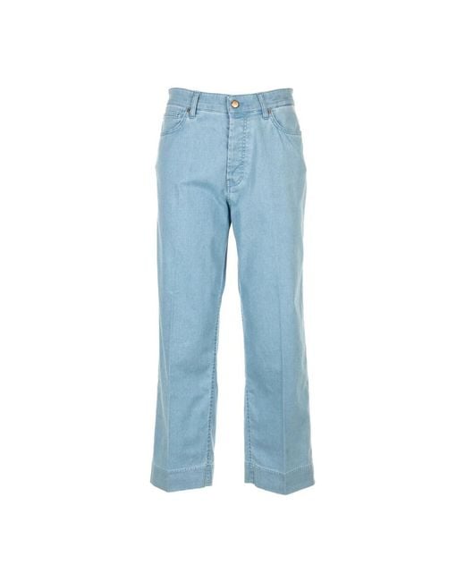 Don The Fuller Blue Cropped Jeans