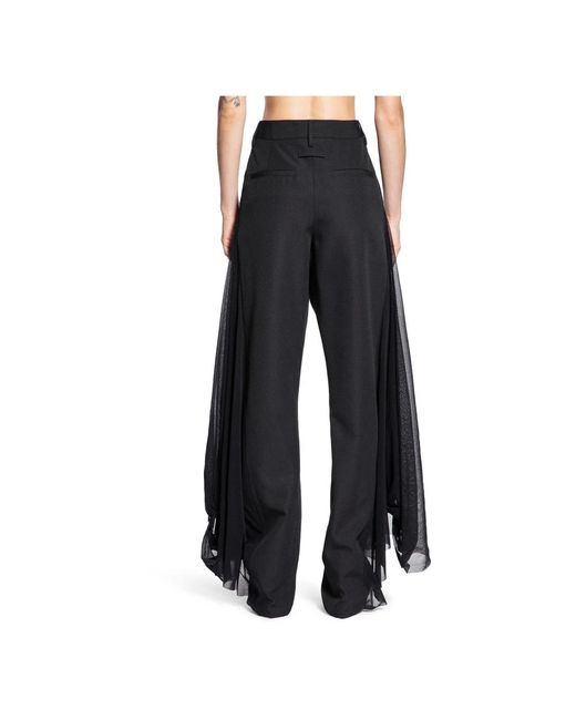 Jean Paul Gaultier Wide Trousers in het Black