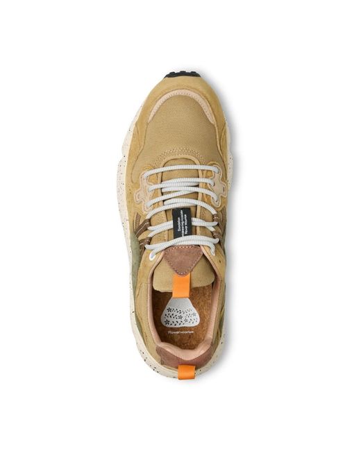 Flower Mountain Natural Sneakers for men