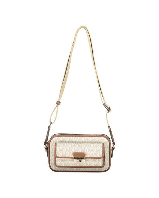 Michael Kors Natural Stilvolle Crossbody-Tasche Mit Kartenfächern