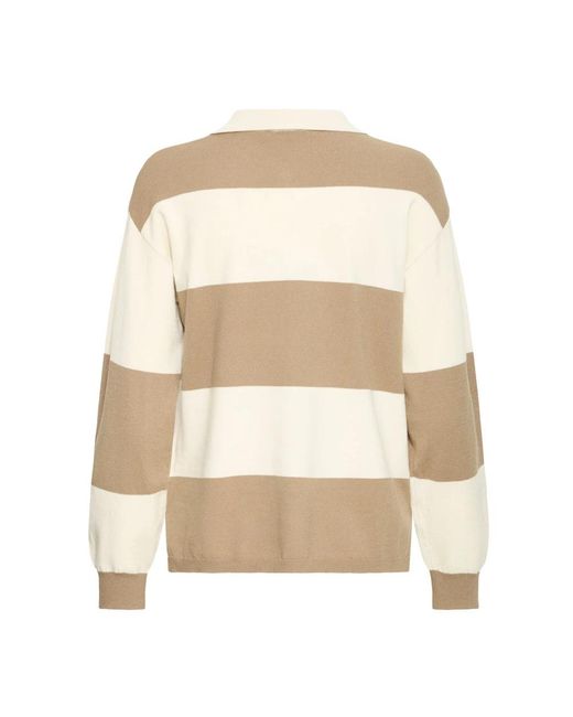 Ichi Ihboston Pullover in het Natural
