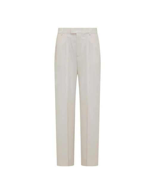 ARMARIUM Gray Straight Trousers
