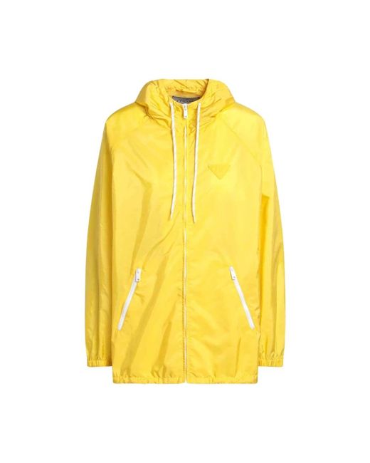 Prada Giubbotto Leggero in het Yellow