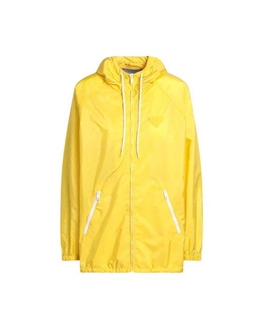 Prada Yellow Rain Jackets