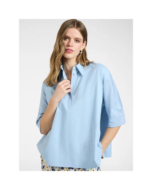 Elena Miro Blusa in het Blue
