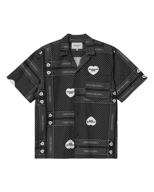 Carhartt Black Heart Bandana Cotton-poplin Shirt for men