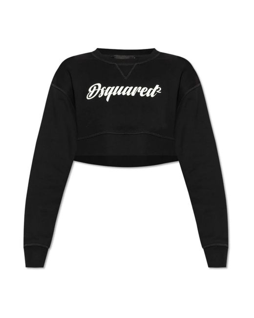 DSquared² Black Kurzer sweatshirt