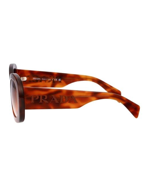 Prada Brown Stylische sonnenbrille für sonnige tage