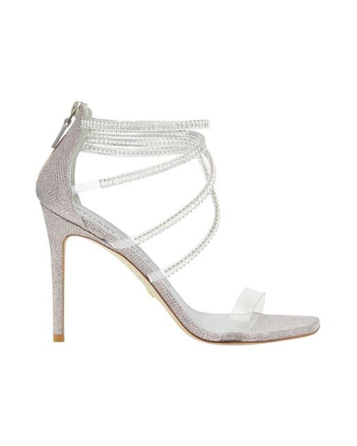 Stuart Weitzman White High Heel Sandals