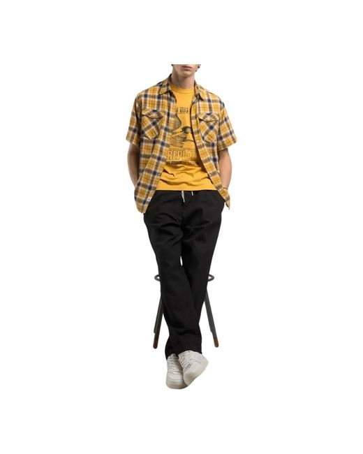 Replay Black Slim-Fit Trousers for men