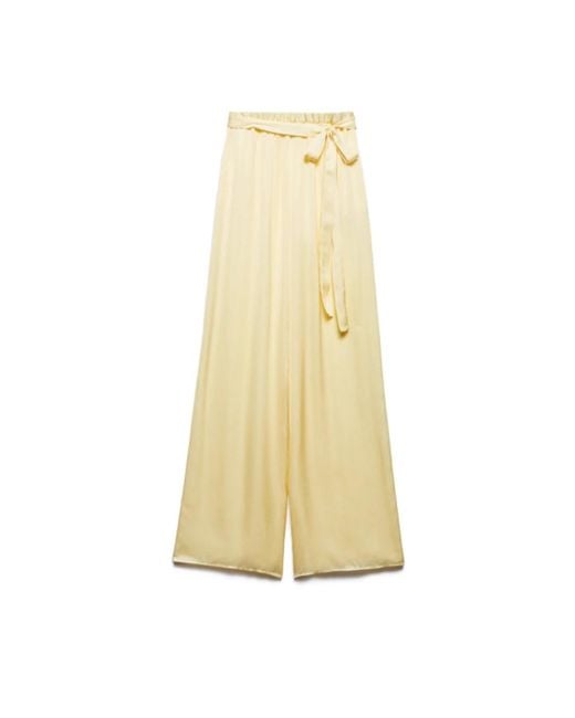 Wide Trousers Aniye By de color Yellow