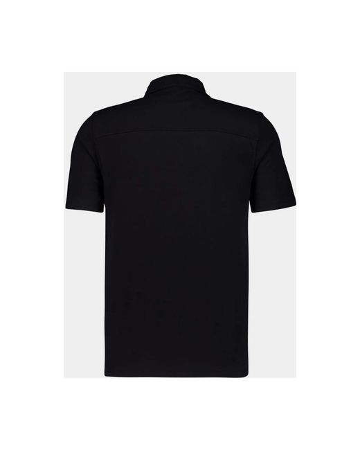 Majestic Filatures Black Polo Shirts for men
