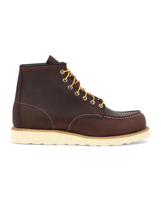 Red Wing Brown Lace-Up Boots for men