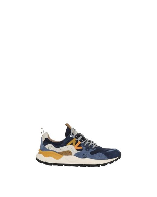 Flower Mountain Blue Sneakers for men