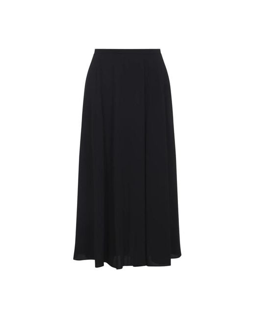 Alberta Ferretti Black Midi Skirts