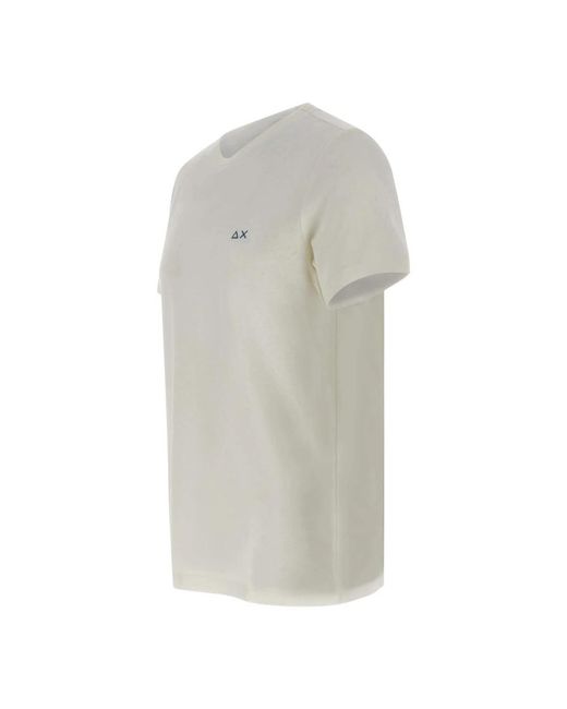 Sun 68 White T-Shirts for men