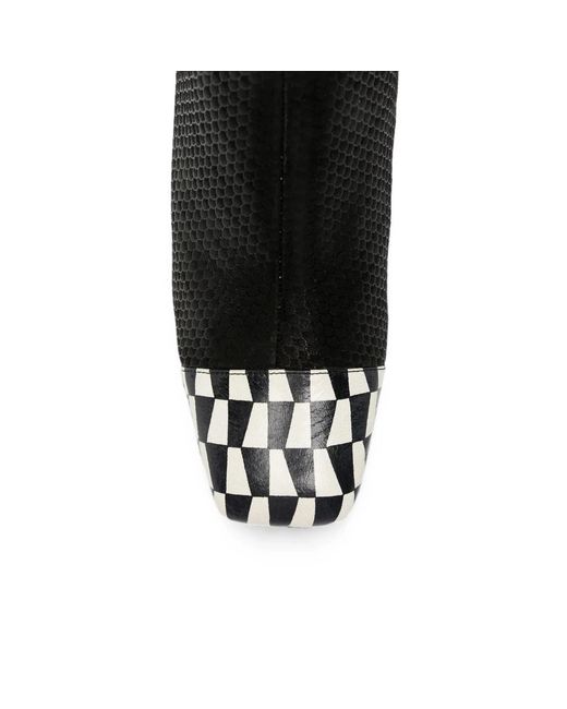 Chie Mihara Black Heeled Boots