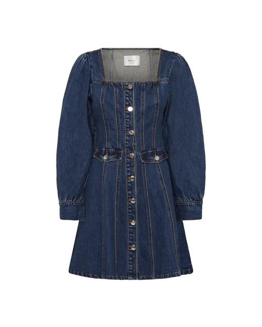 Gestuz Blue Shirt Dresses