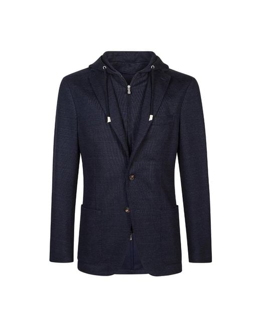 Eleventy Blue Blazers for men