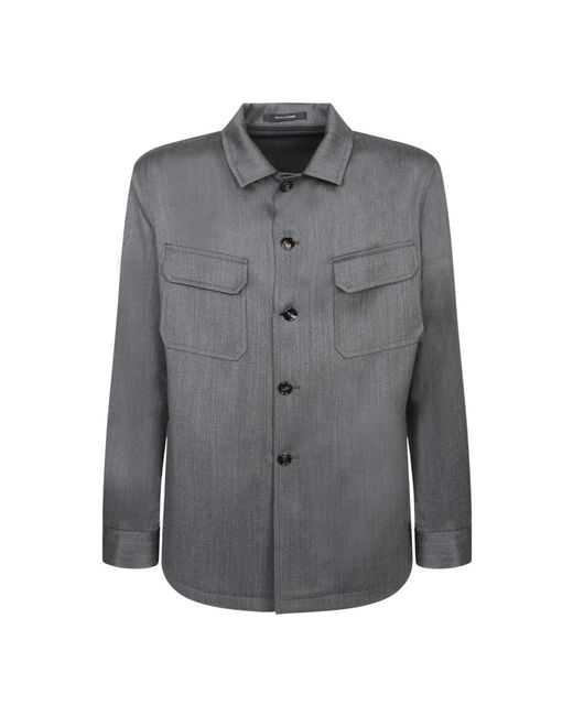 Tagliatore Gray Light Jackets for men