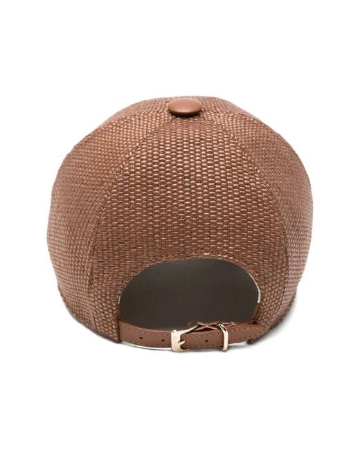 Max Mara Brown Caps