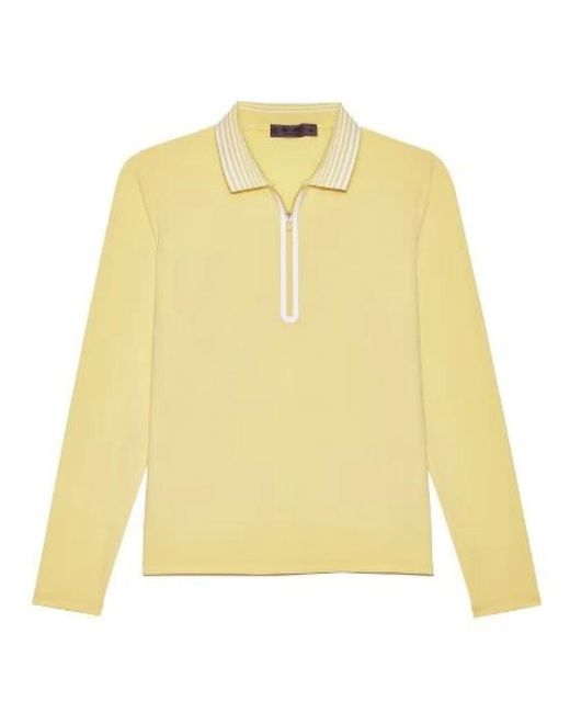 G/FORE Yellow Polo Shirts