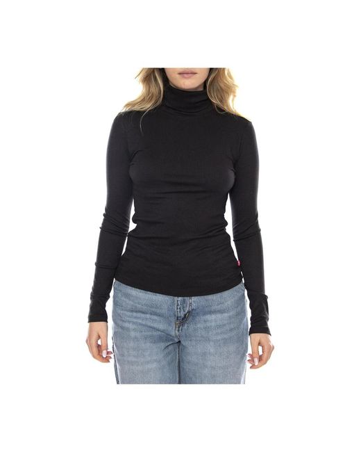 Turtlenecks Levi's de color Black