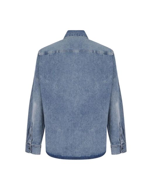 AMI Blue Denim Shirts for men