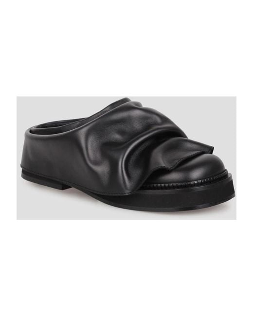 The Attico Black Mules