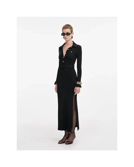Self-Portrait Black Maxi Dresses