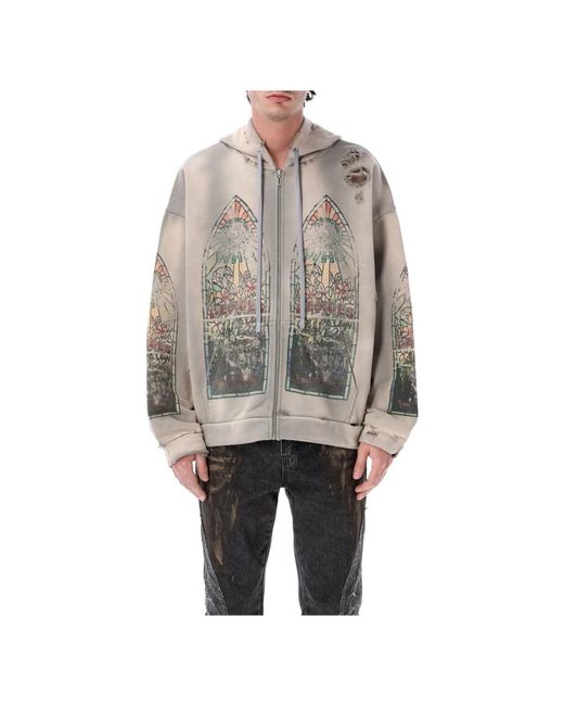 Zip-Throughs Who Decides War pour homme en coloris Gray