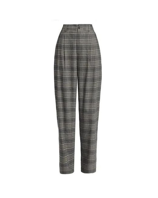 Anine Bing Gray Tapered Trousers