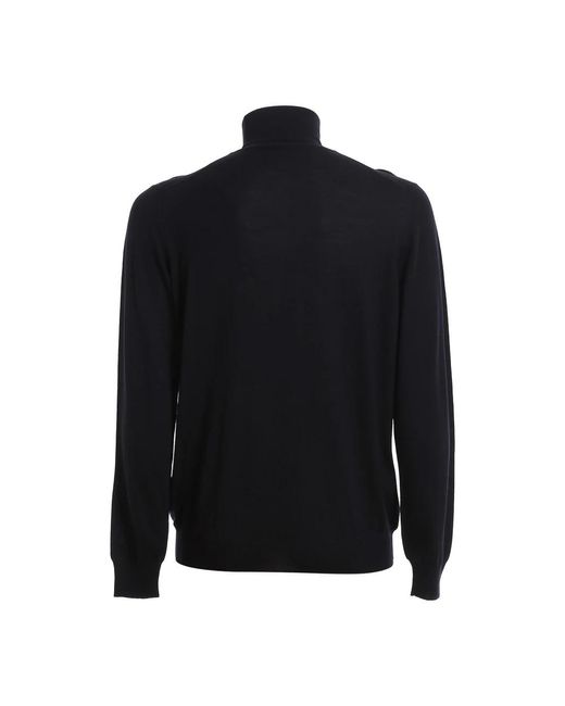Fedeli Black Turtlenecks for men