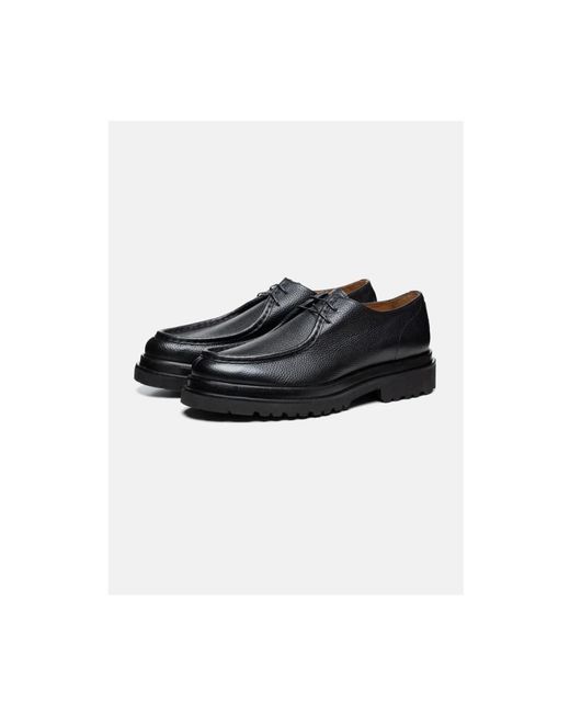 Poche Paris Black Loafers for men