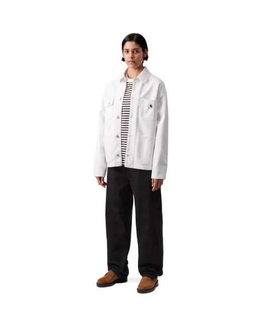 Carhartt White Denim Jackets