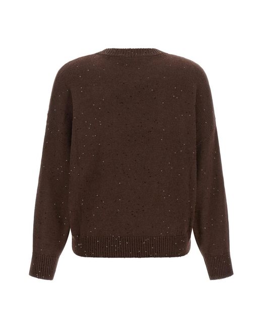 Brunello Cucinelli Brown Cashmere Knitwear