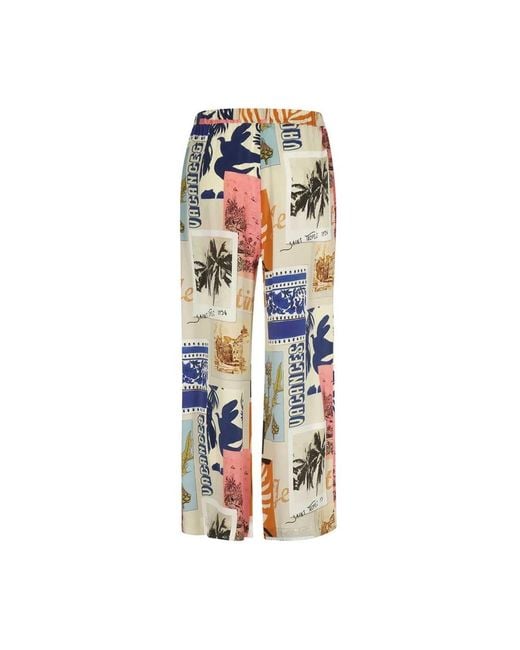 Weekend by Maxmara Blue Wide Trousers