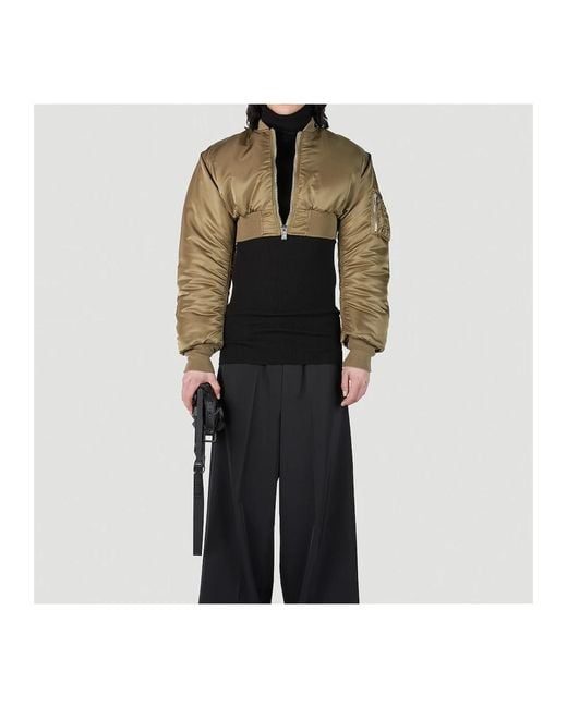 VTMNTS Green Bomber Jackets for men