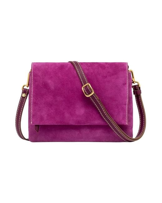 Gianni Chiarini Purple Cross Body Bags