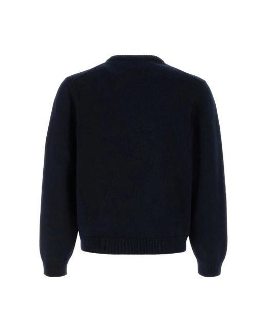 Gucci Blue Round-Neck Knitwear for men