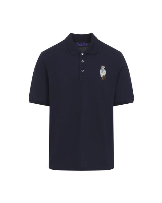 Ralph Lauren Blue Polo Shirts for men
