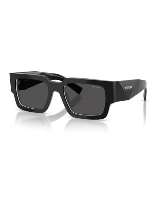 Prada Schwarz/Graue Sonnenbrille B17S Stil in Black für Herren