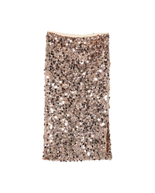 iBlues Brown Midi Skirts