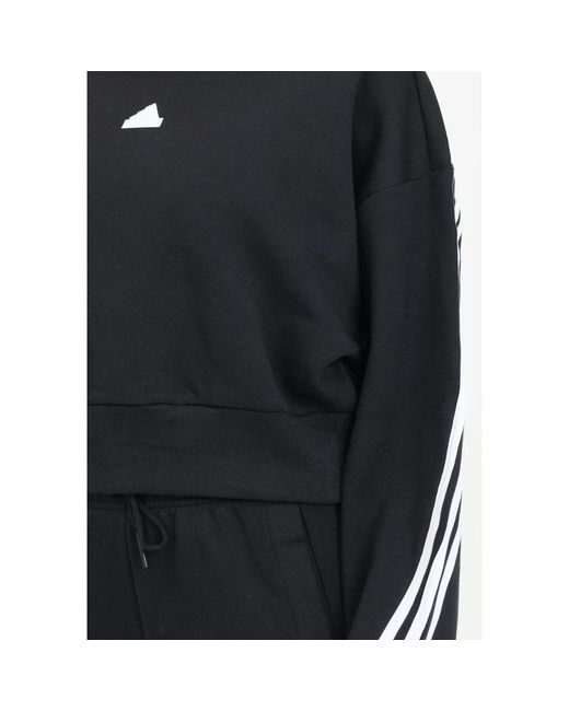 Adidas Black Performance schwarzer pullover future icons