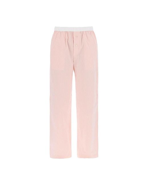 By Malene Birger Pink Wide trousers